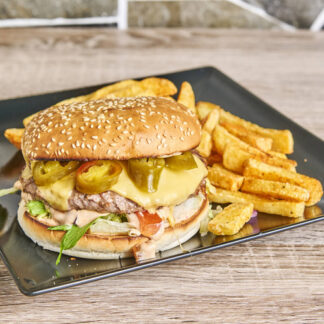 34. Chili Cheeseburger